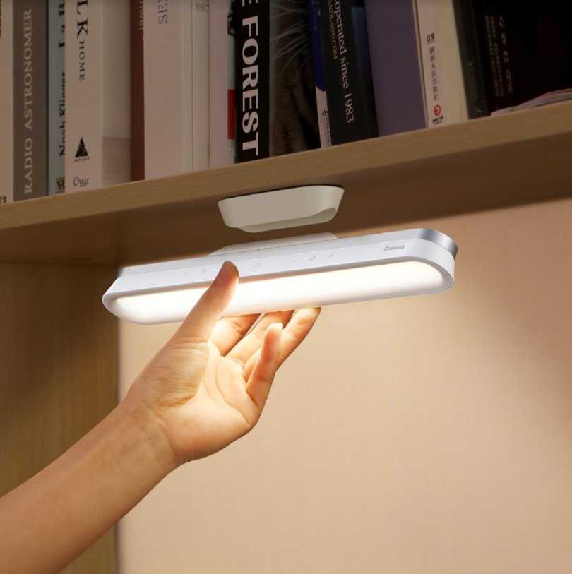 Baseus Įkraunamas šviestuvas pakabinamas po lentyna 5W 1800mAh, šviesos srautas ≥100lm