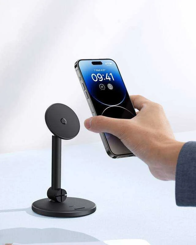 Magnetinis stalinis telefono stovas Baseus MagPro (juodas)
