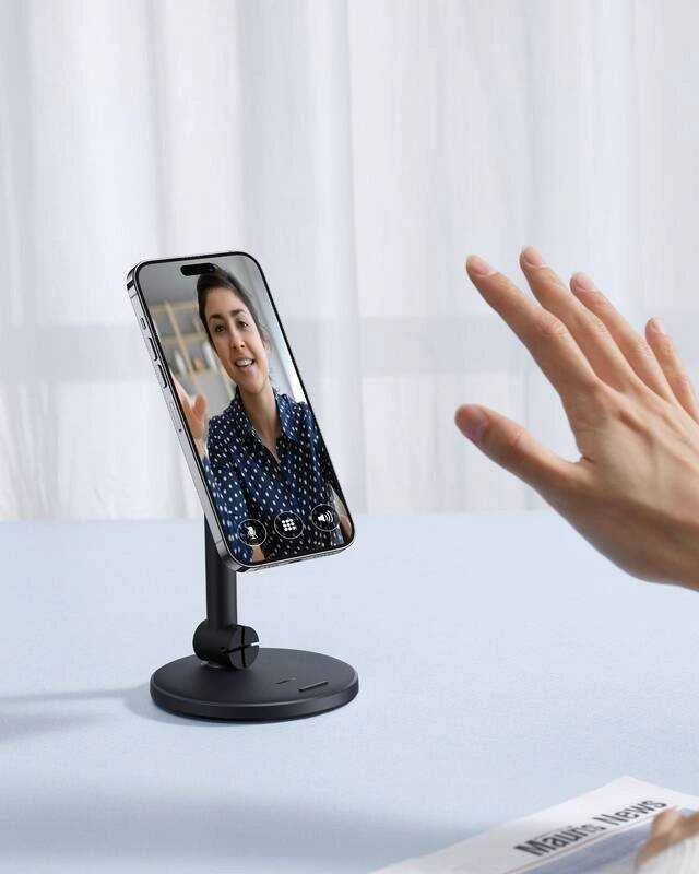 Magnetinis stalinis telefono stovas Baseus MagPro (juodas)