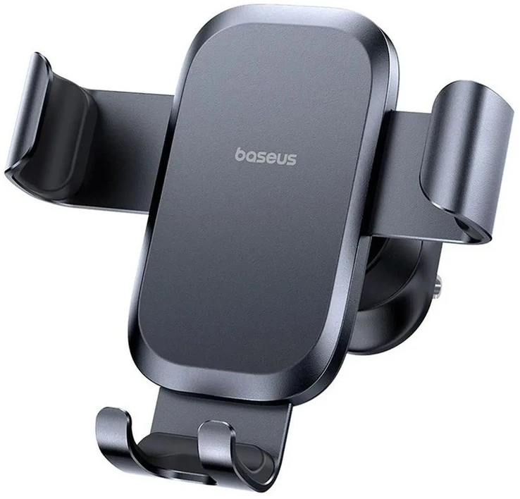 Baseus Automobilinis laikiklis 4.7-7.2" ekranų telefonams Metal Age Go (į ventiliacijos groteles), juodas