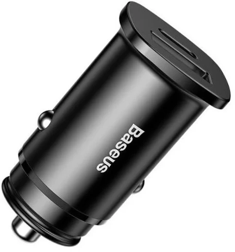 Baseus Square automobilinis įkroviklis PPS QC4.0 / PD3.0 5A 30W - Juodas
