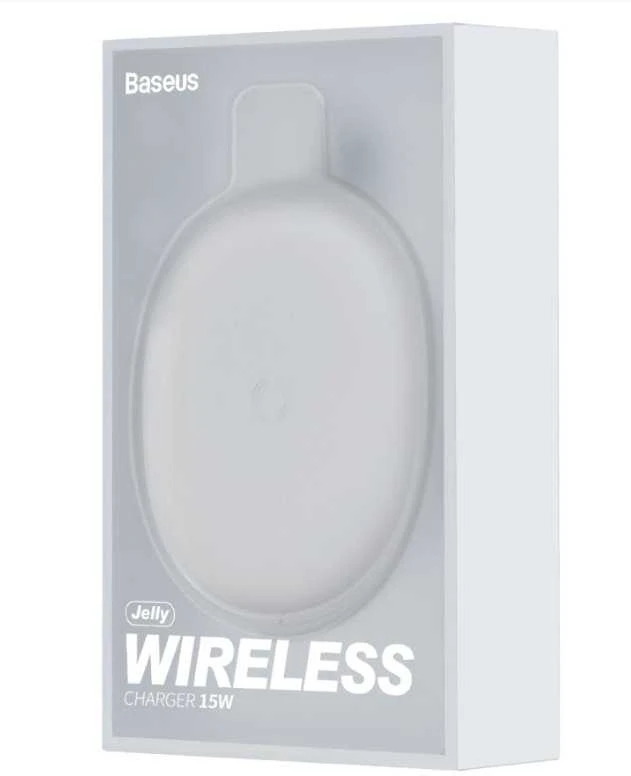 Belaidis indukcinis įkroviklis Baseus Jelly 15W - Baltas