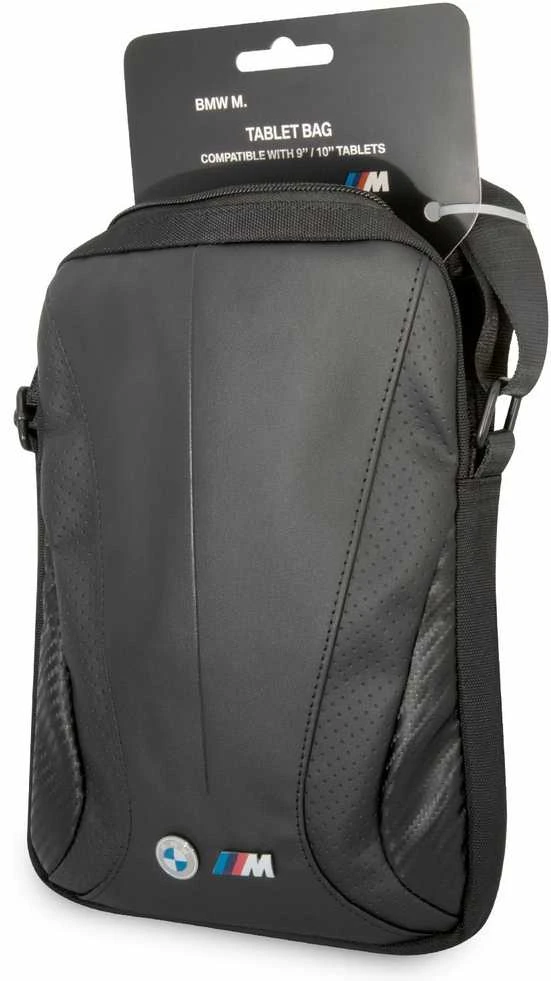Krepšys planšetiniam kompiuteriui 10" BMW Carbon&Leather (BMTB10SPCTFK) juodos spalvos