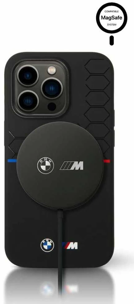 BMW indukcinis įkroviklis BMCBMSPLK 15W MagSafe juodos spalvos M Edition