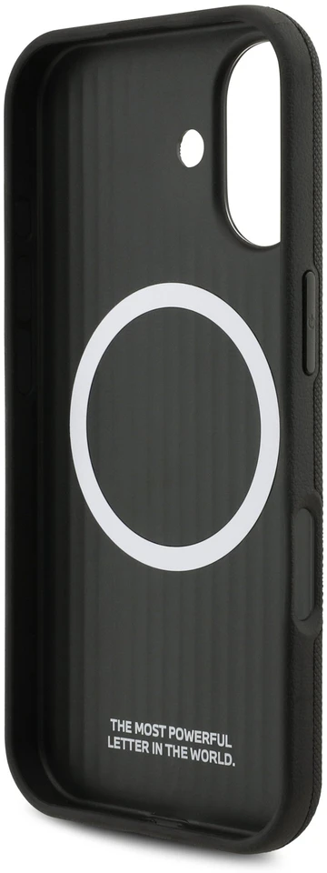 BMW M FW Metal Logo MagSafe dėklas skirtas Apple iPhone 17 Juodas