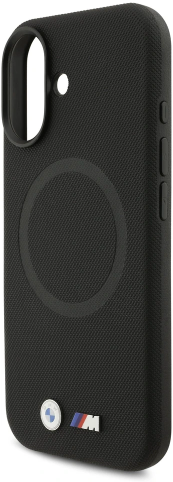 BMW M FW Metal Logo MagSafe dėklas skirtas Apple iPhone 17 Juodas