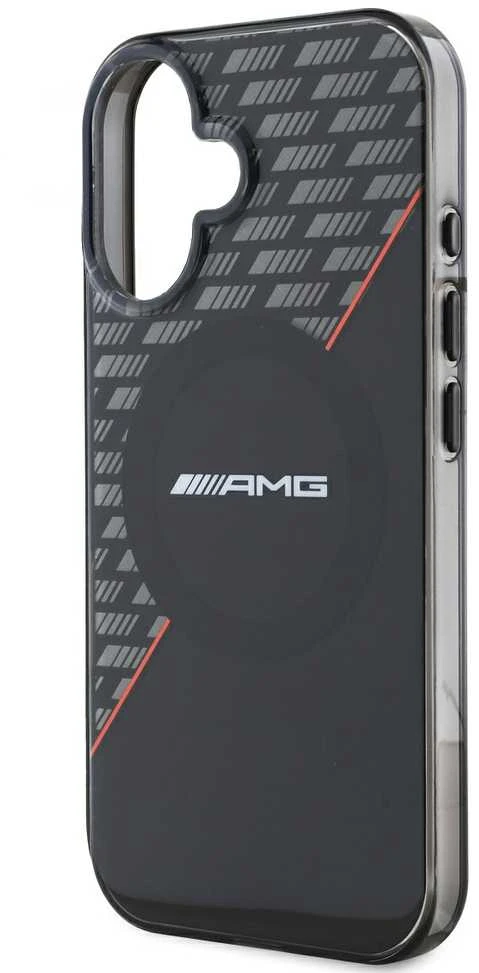 AMG Rhombs MagSafe Apple iPhone 16 Plus dėklas telefonui juodos spalvos