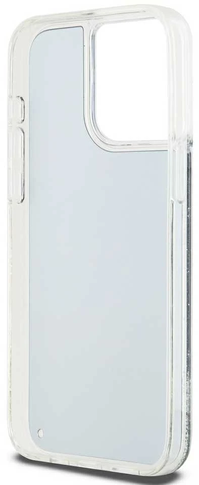 DKNY DKHCP12MLBNAEK Apple iPhone 12 12 Pro 6.1″ juodos spalvos kietas dėklas Liquid Glitter Big Logo