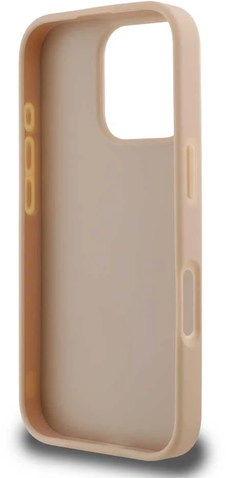 Apple iPhone 16 Pro DKNY Checkered Pattern & Printed Stripes (DKHCP16LPCPTSSP) dėklas telefonui rožinės spalvos