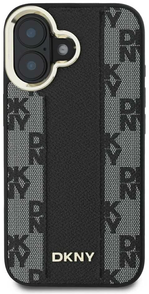Apple iPhone 16 Plus DKNY Checkered Pattern MagSafe (DKHMP16MPCPVSLK) dėklas telefonui juodos spalvos