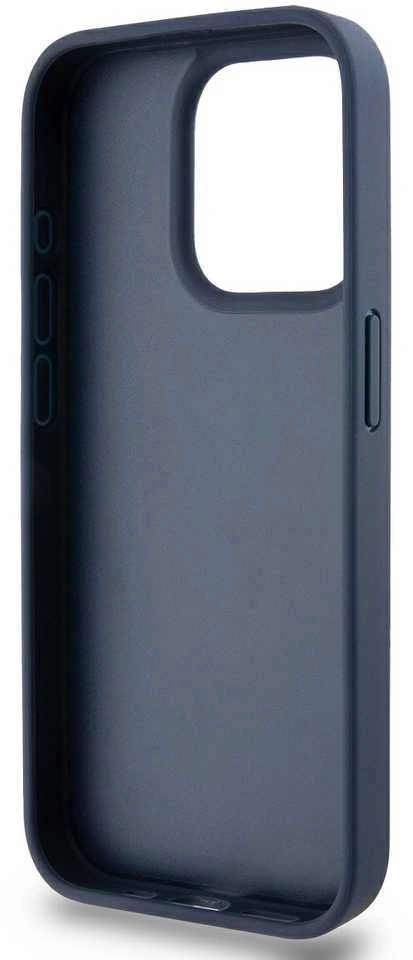 Apple iPhone 15 Pro Max DKNY odinis dėklas Mono Stripe & Metal Logo (DKHCP15XPRTHSLB) mėlynos spalvos