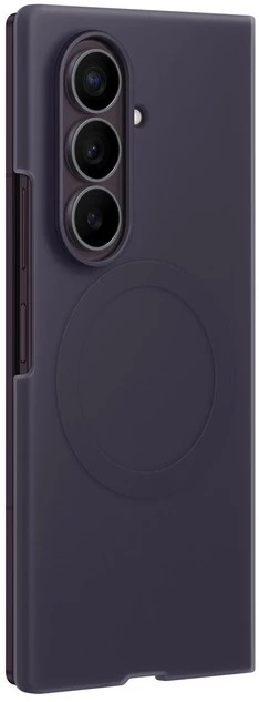 Dėklas EF976CVE silikoninis magnetas „Samsung Galaxy Fold 8 Ultra“, violetinis