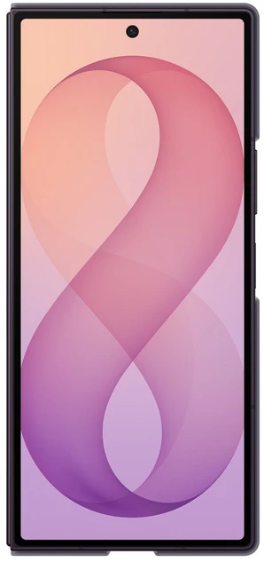 Dėklas EF976CVE silikoninis magnetas „Samsung Galaxy Fold 8 Ultra“, violetinis