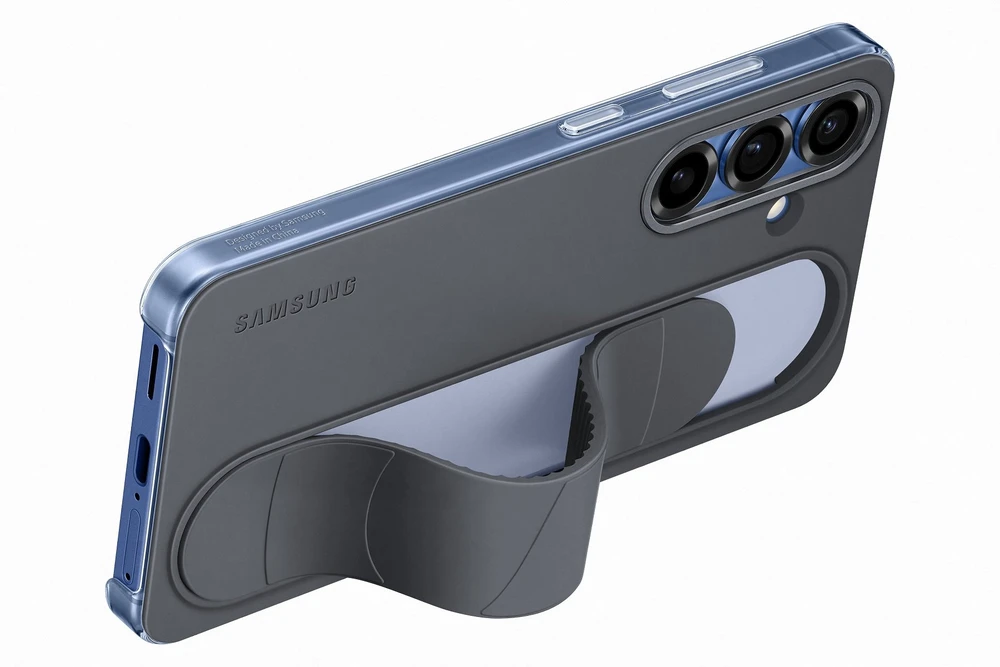 Dėklas „Samsung EF-GS931CBE“ stovintis laikiklis, skirtas „Galaxy S25“, juodas (pažeista pakuotė)