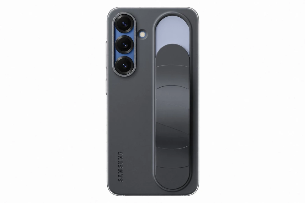Dėklas „Samsung EF-GS931CBE“ stovintis laikiklis, skirtas „Galaxy S25“, juodas (pažeista pakuotė)