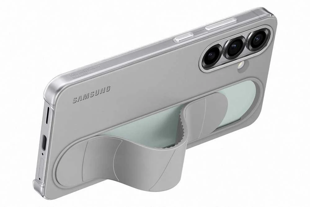 Dėklas EF-GS931CJE Samsung Stovimas rankenos dangtelis skirtas Galaxy S25, pilkas (pažeista pakuotė)