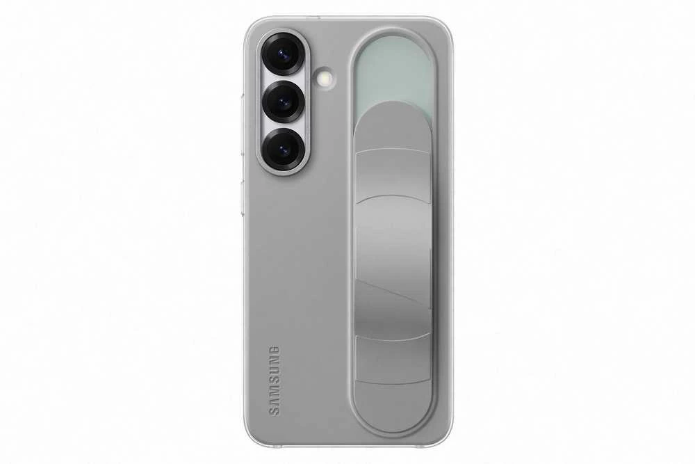 Dėklas EF-GS931CJE Samsung Stovimas rankenos dangtelis skirtas Galaxy S25, pilkas (pažeista pakuotė)