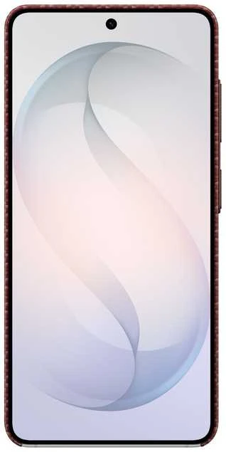 KS942SR anglies pluošto magnetinis dėklas „Samsung Galaxy S26“, koralų spalvos, raudonas
