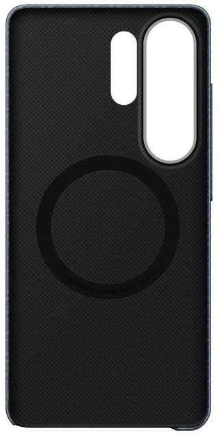KS948SC anglies pluošto magnetinis dėklas „Samsung Galaxy S26 Ultra“, Mėlyna violetinė