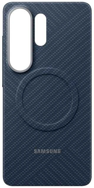 KS948SC anglies pluošto magnetinis dėklas „Samsung Galaxy S26 Ultra“, Mėlyna violetinė