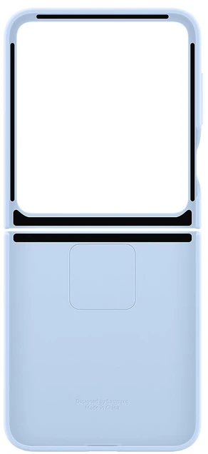 Dėklas EF-PF741TLE Samsung Silicone Cover with Ring for Galaxy Z Flip 6/7 FE Mėlyna (Damaged Package) (Pažeista pakuotė)