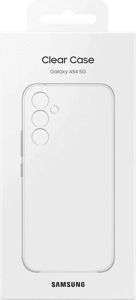 Dėklas EF-QA546CTE Samsung skaidrus dangtelis, skirtas Galaxy A54 5G Transparent (pažeidimų paketas)