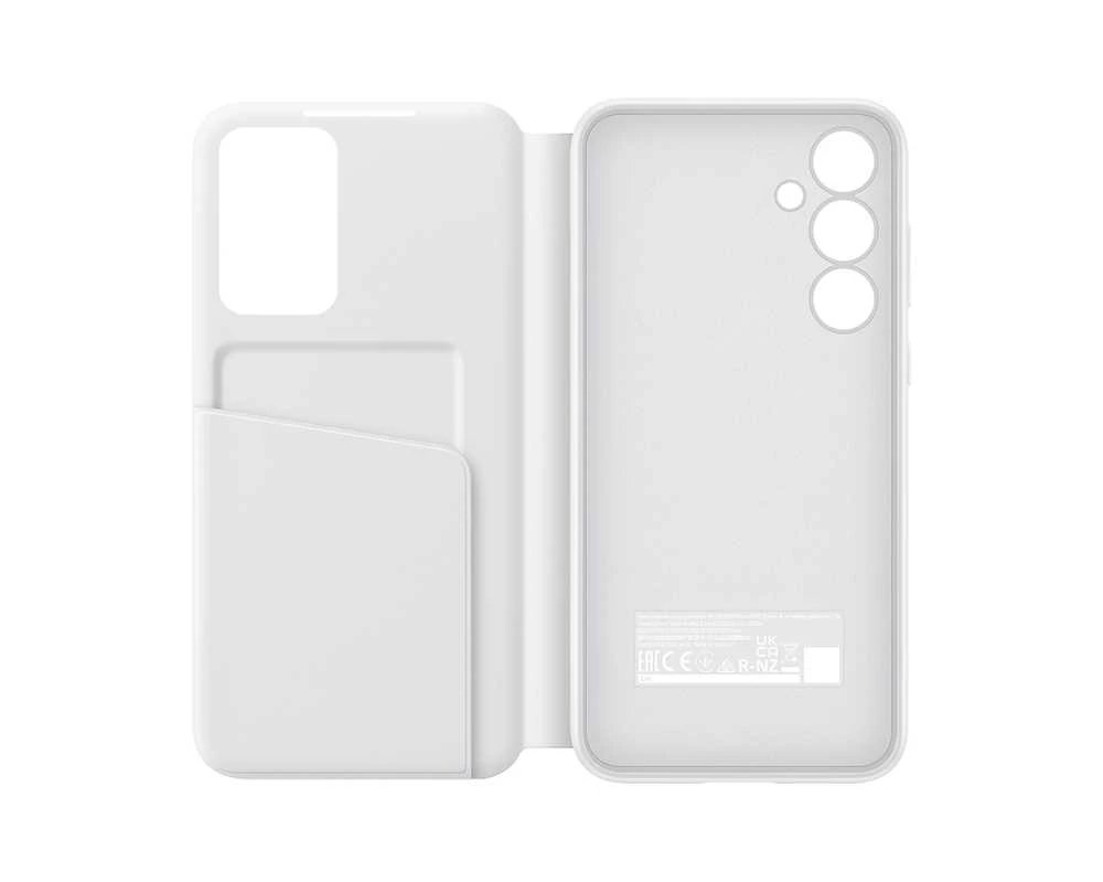 ZA556CWEGWW Smart View piniginės dėklas, skirtas Samsung Galaxy A55 Baltas (Baltas)