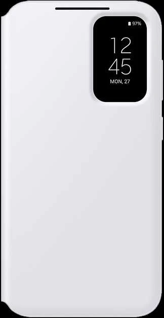 ZS711CWE Smart View piniginės dėklas Samsung Galaxy S23 FE, Baltas