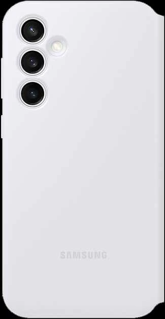 ZS711CWE Smart View piniginės dėklas Samsung Galaxy S23 FE, Baltas
