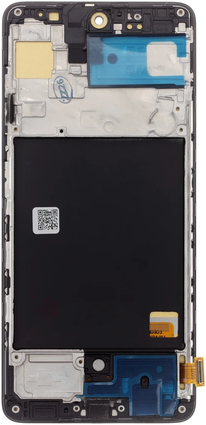 For_Samsung LCD display + Touch Unit + Front Cover for Samsung A515 Galaxy A51 Juodas TFT
