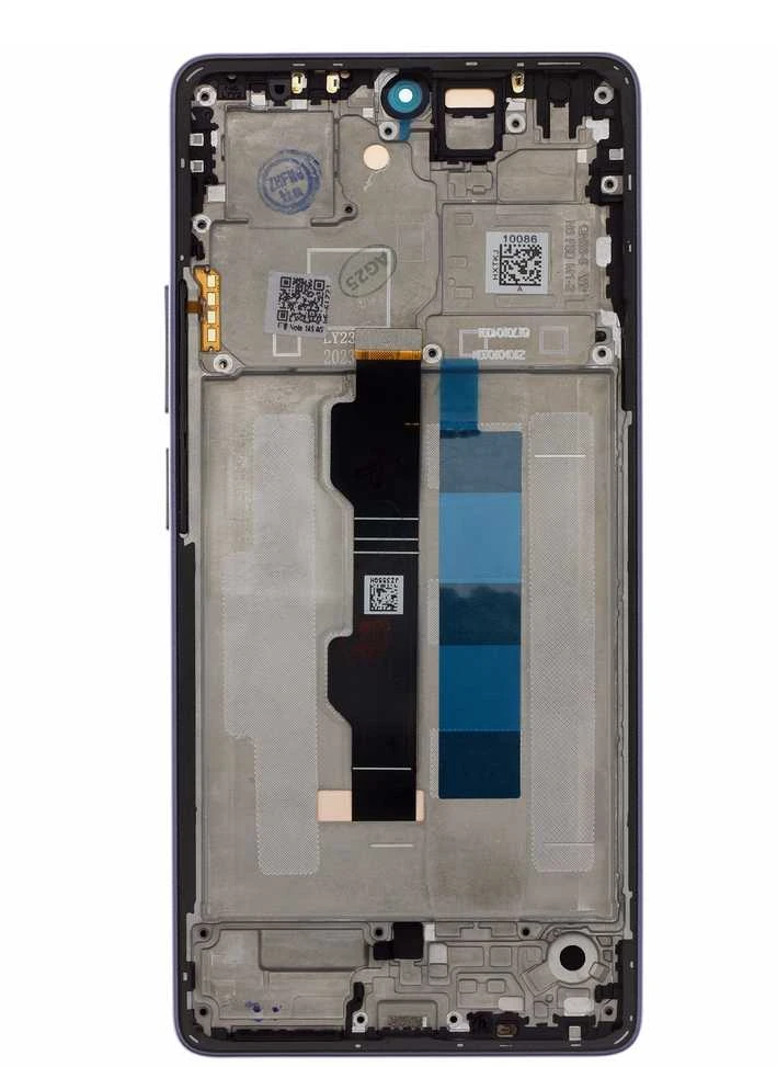 For_Xiaomi LCD Ekranas + Touch Unit + Front Cover for Xiaomi Redmi Note 14S Aurora Violetinė