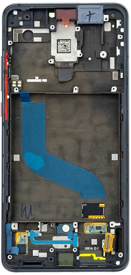 For_Xiaomi LCD ekranas + jutiklinis blokas + priekinis dangtelis, skirtas Xiaomi Mi9T / Mi9T Pro Juodas