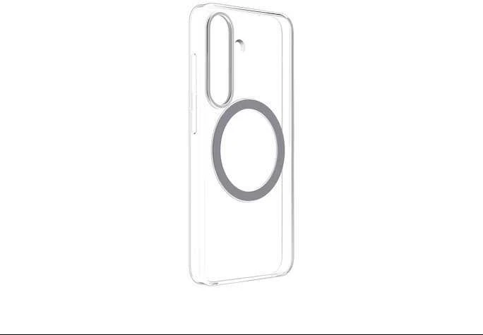 Dėklas Spigen „Samsung Galaxy S25“ skaidrus magnetinis dangtelis, skaidrus