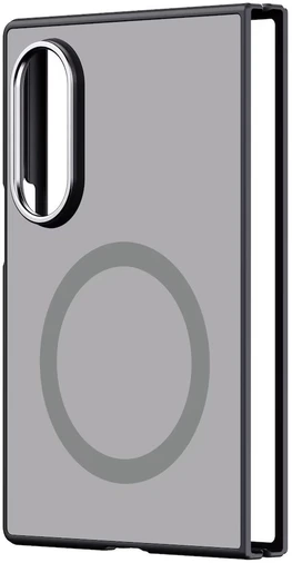 GP-FPF971HID Samsung Mirror Magnet dėklas Galaxy Z Fold 8 sidabro spalvos