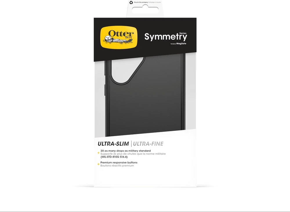 Dėklas GP-FPS938OBHBW Samsung by Otterbox Symmetry Protective Cover Galaxy S25 Ultra Juodas (Damaged Package) (Pažeista pakuotė)