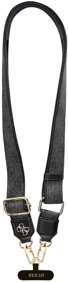 Guess Crossbody Strap PU 4G Metal Logo juodos spalvos