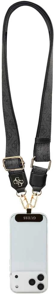 Guess Crossbody Strap PU 4G Metal Logo juodos spalvos