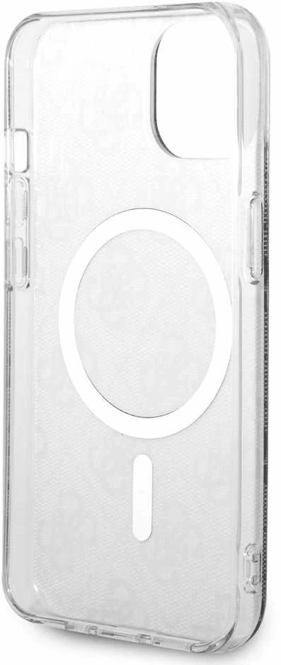 Dėklas GUESS GUHMP15SH4STK IPHONE 15/14/13 6.1 "Juodas / Juodas HARDCASE IML 4G MAGSAFE