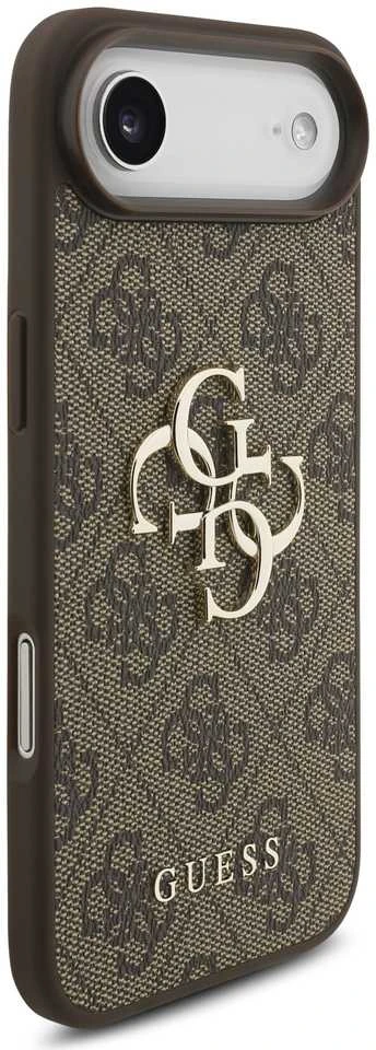 Dėklas Guess 4G Big Logo skirtas Apple iPhone 17 Air rudos spalvos