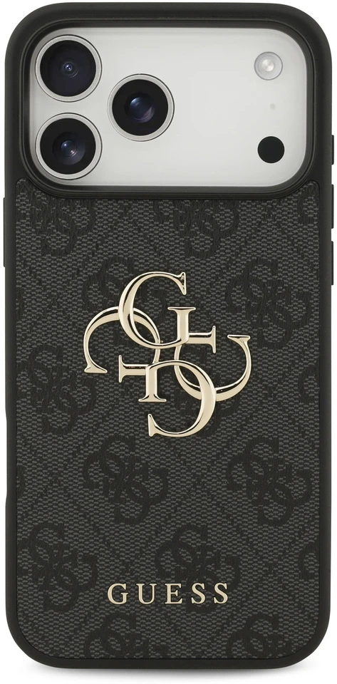 Dėklas Guess 4G Big Logo Case for iPhone 17 Pro Max / 18 Pro Max - Juodas