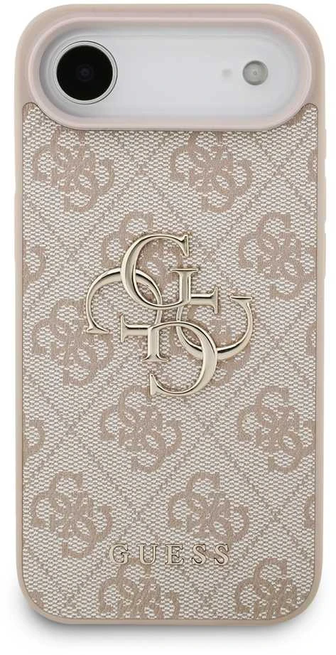 Dėklas Guess 4G Big Logo skirtas Apple iPhone 17 Air rožinės spalvos