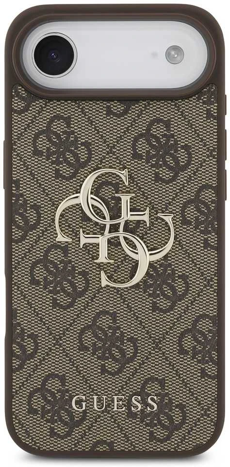 Dėklas Guess 4G Big Logo skirtas Apple iPhone 17 Air rudos spalvos