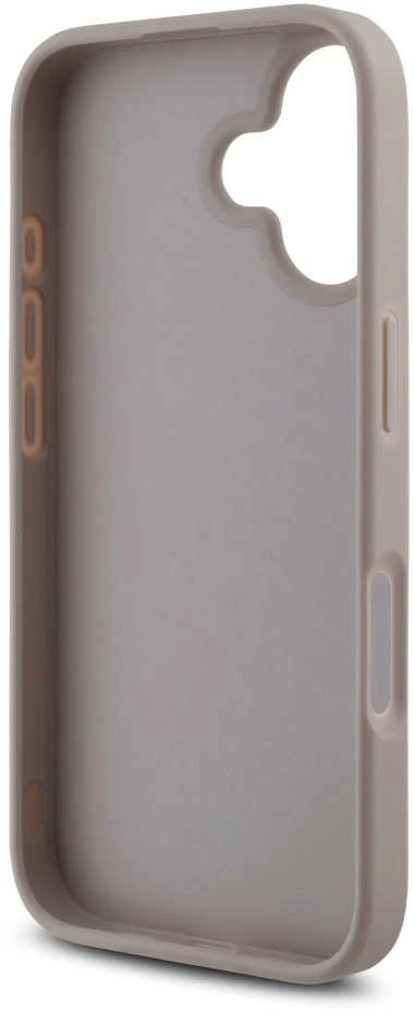 Guess 4G Big Logo Apple iPhone 16 – dėklas telefonui rožinės spalvos