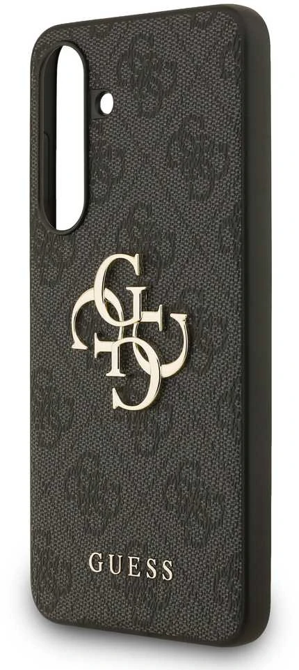 Guess Big 4G Classic Logo dėklas skirtas Samsung Galaxy S25 FE juodos spalvos