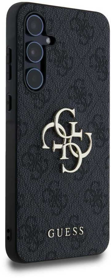 Guess 4G Big Metal Logo – dėklas skirtas samsung Galaxy A55 5G juodas