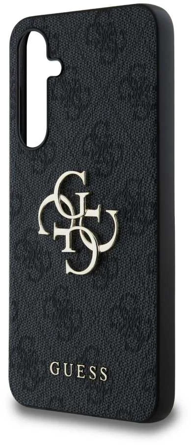 Guess 4G Big Metal Logo – dėklas skirtas samsung Galaxy A55 5G juodas