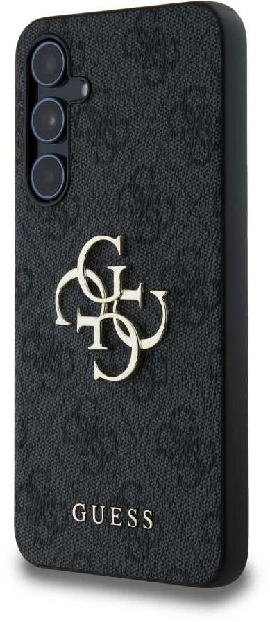 Guess 4G Big Metal Logo – dėklas skirtas samsung Galaxy A55 5G juodas