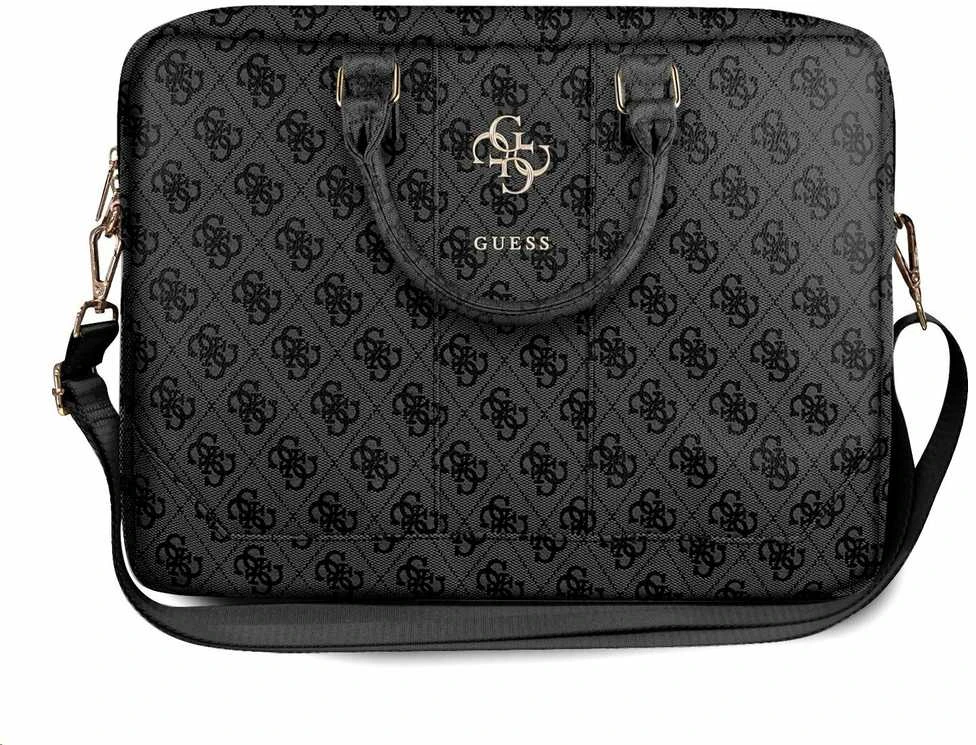 Guess 4G Big Logo krepšys kompiuteriui 16'' – pilkos spalvos