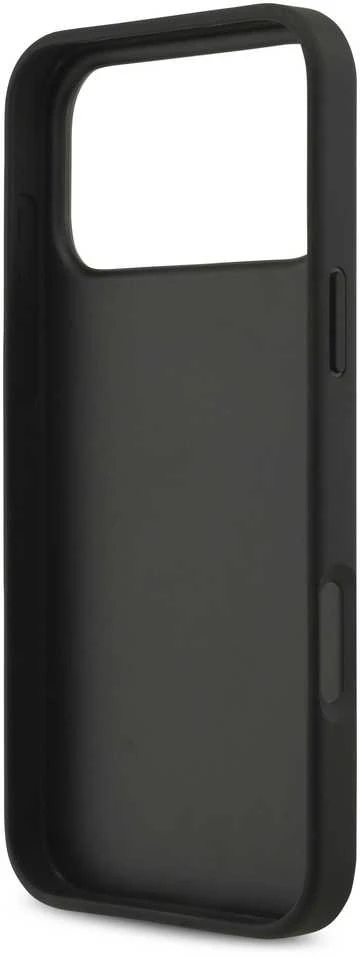 Guess 4G Strap 4G Classic Logo dėklas skirtas Apple iPhone 17 Pro Max juodos spalvos