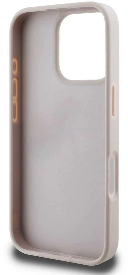 Guess 4G Bottom Stripe Apple iPhone 16 Pro Max – dėklas telefonui rožinės spalvos